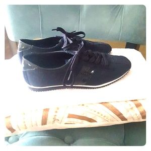 COACH Navy Blue tennis shoes 6 1/2